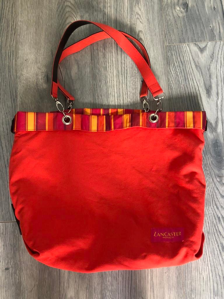 Strandtas van Lancaster, Ophalen of Verzenden, Zo goed als nieuw, Rood, Shopper