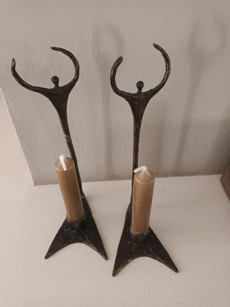 Corry Ammerlaan- van Niekerk bronzen beeldjes, Ophalen of Verzenden, Koper of Brons