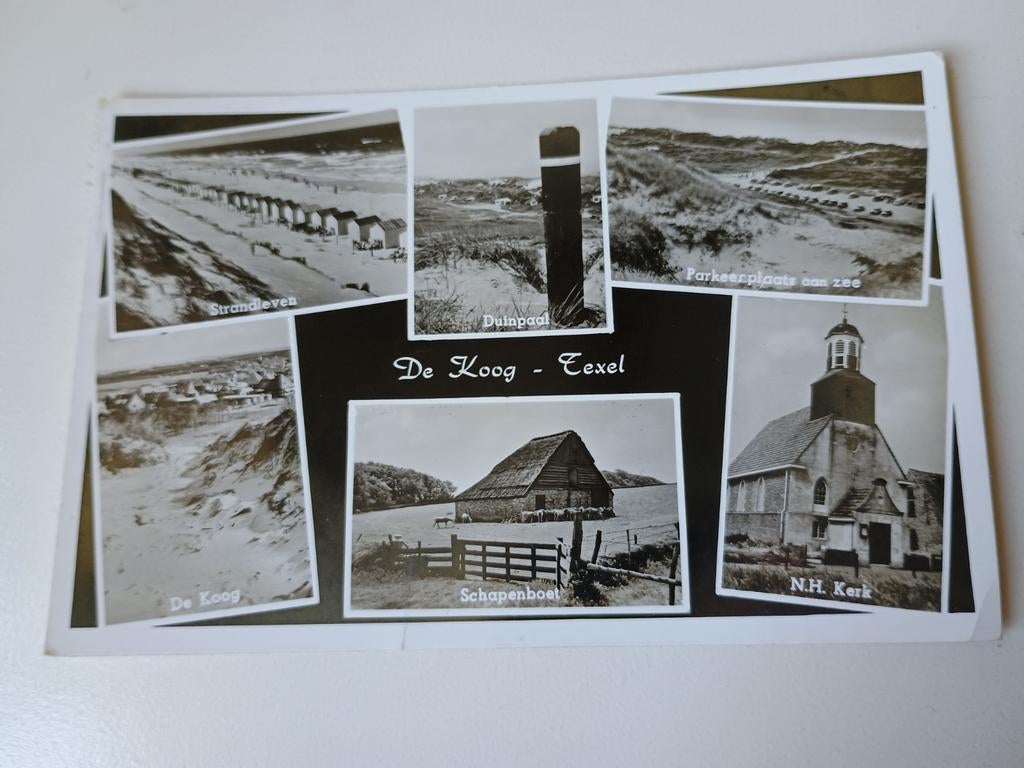 Oude ansichtkaart - De Koog - Texel, Ophalen of Verzenden, Waddeneilanden