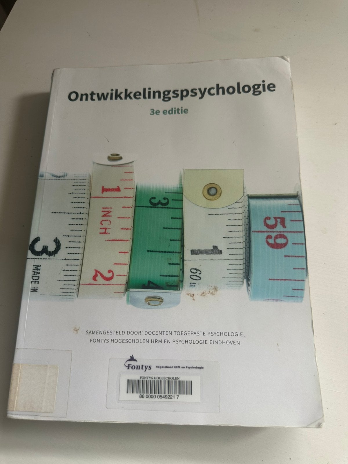 Ontwikkelingspsychologie - 3e editie - Fontys, Ophalen of Verzenden, Gelezen, HBO