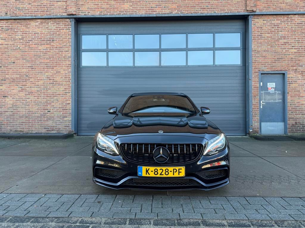 Mercedes-Benz C-Klasse C63 4.0 350KW Speedshift 2017 Zwart, Auto's, Automaat, Achterwielaandrijving, 8 cilinders, Zwart