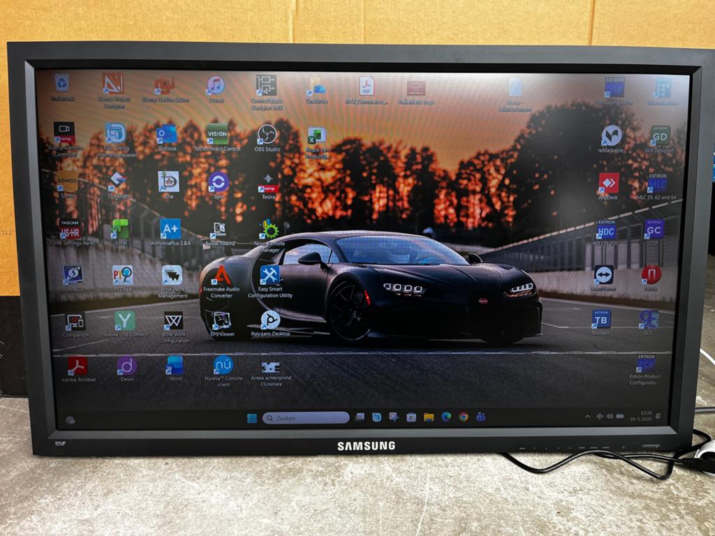 Samsung LH 46 LCD scherm, Ophalen, Gebruikt, 50 Hz, LCD