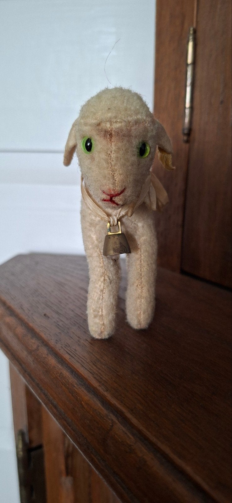 Vintage steiff lammetje uit de 60er jaren, Ophalen of Verzenden