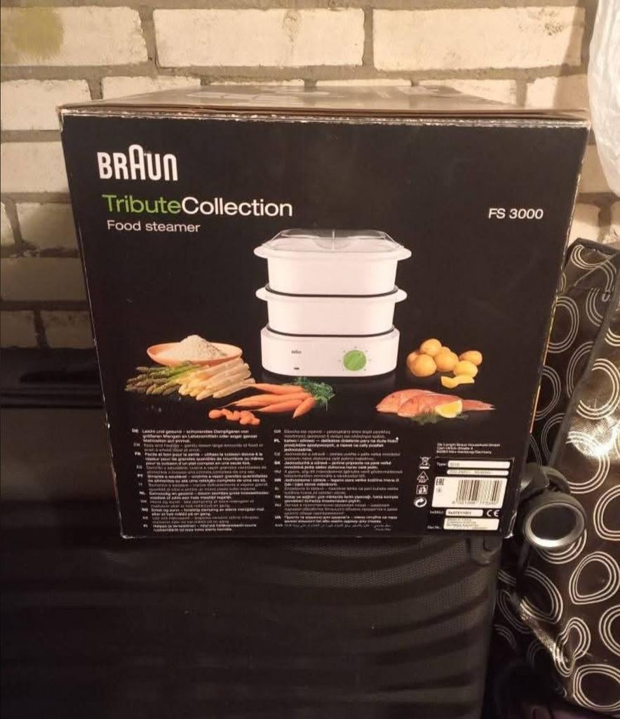Braun TributeCollection FS 3000 Food Steamer - laatste, Verzenden, Nieuw