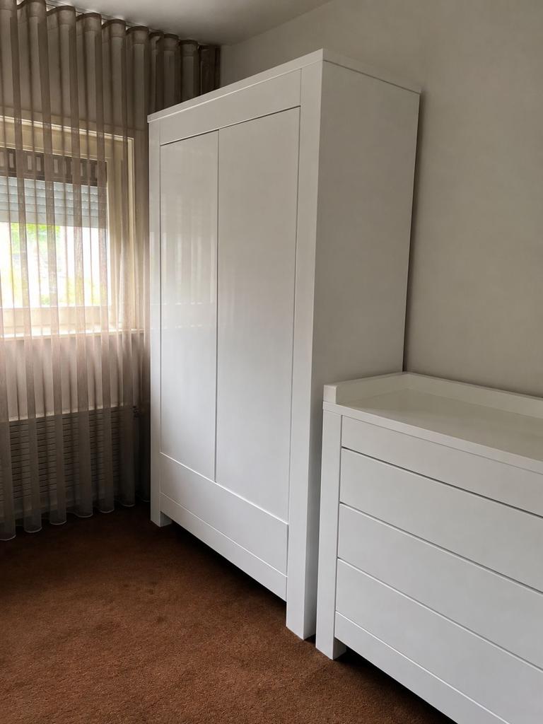Complete Babykamer Kidsmill Alaska Hoogglans + Extra's, Kinderen en Baby's, Kinderkamer | Complete kinderkamers, Ophalen, Gebruikt
