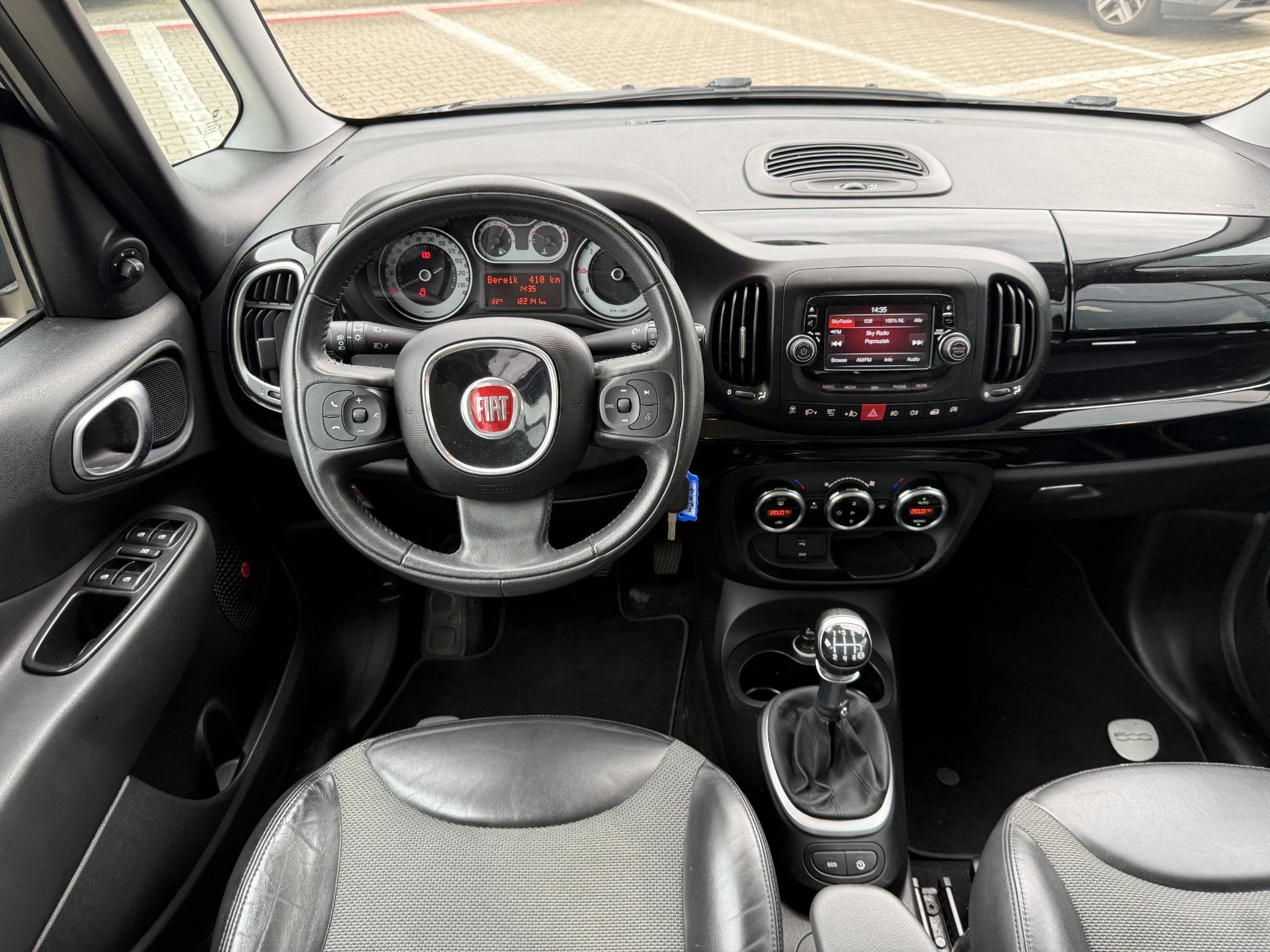 Fiat 500 L 0.9 TwinAir Beats Edition *Trekhaak & Cruise*, Auto's, Voorwielaandrijving, Gebruikt, Euro 6, Leder en Stof