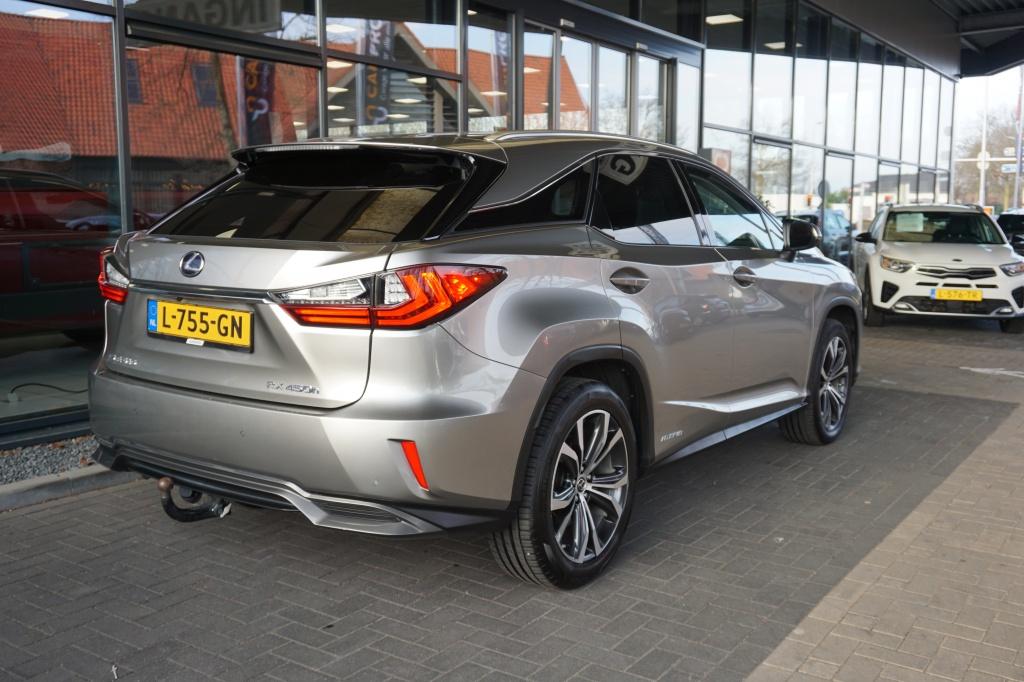 Lexus RX 450h 4WD Luxury Line | Trekhaak afn. | Schuif-/kant, Auto's, Lexus, Automaat, 12 maanden, Adaptive Cruise Control, Gebruikt