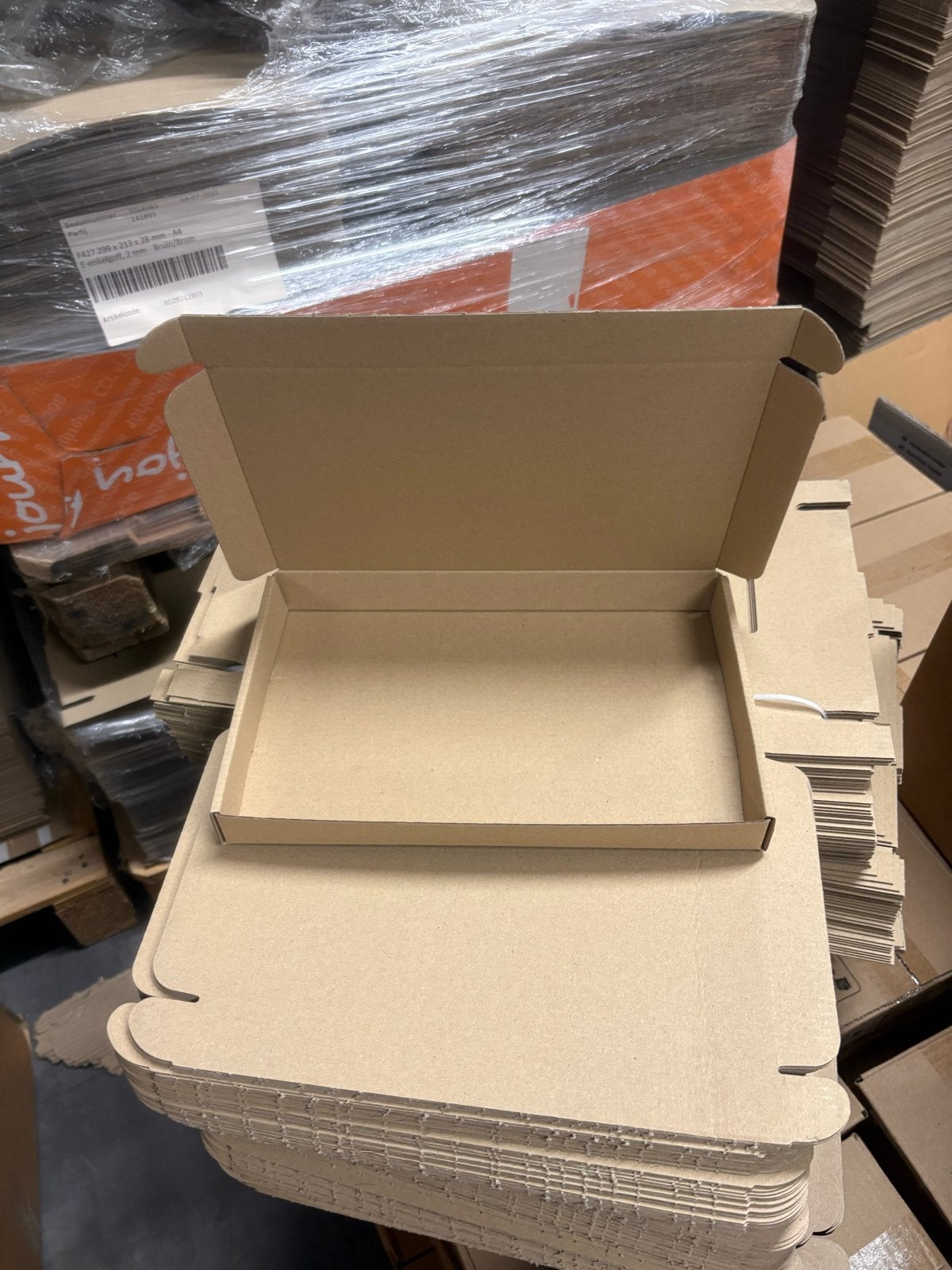 Brievenbusdoosjes A5 255x160x28mm E-golf bruin, 100 stuks, Diversen, Papierwaren, Ophalen of Verzenden, Nieuw