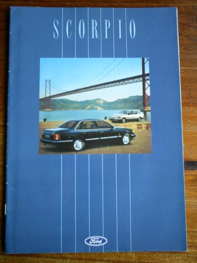 Ford Scorpio o.a. V6 / Ghia / 4 x 4 [ 1 / 1990 38 pag., Verzenden, Zo goed als nieuw, Ford