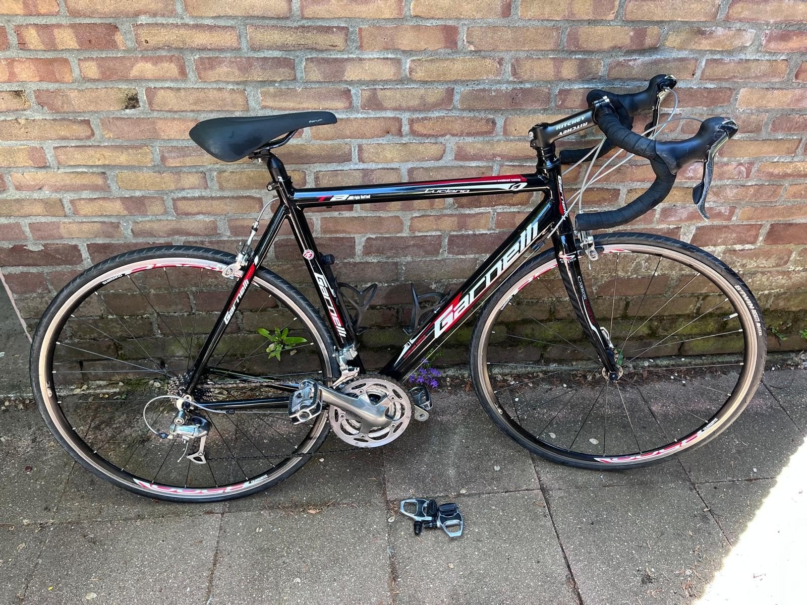 Garnelli Luciano carbon frame maat M/L, 57 tot 61 cm, Ophalen, Meer dan 20 versnellingen, Overige merken