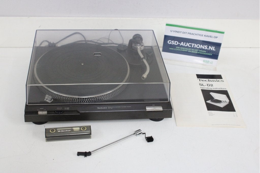 Technics SL-D2 platenspeler met handleiding, Audio, Tv en Foto, Platenspelers, Ophalen of Verzenden, Niet ingevuld, Niet ingevuld