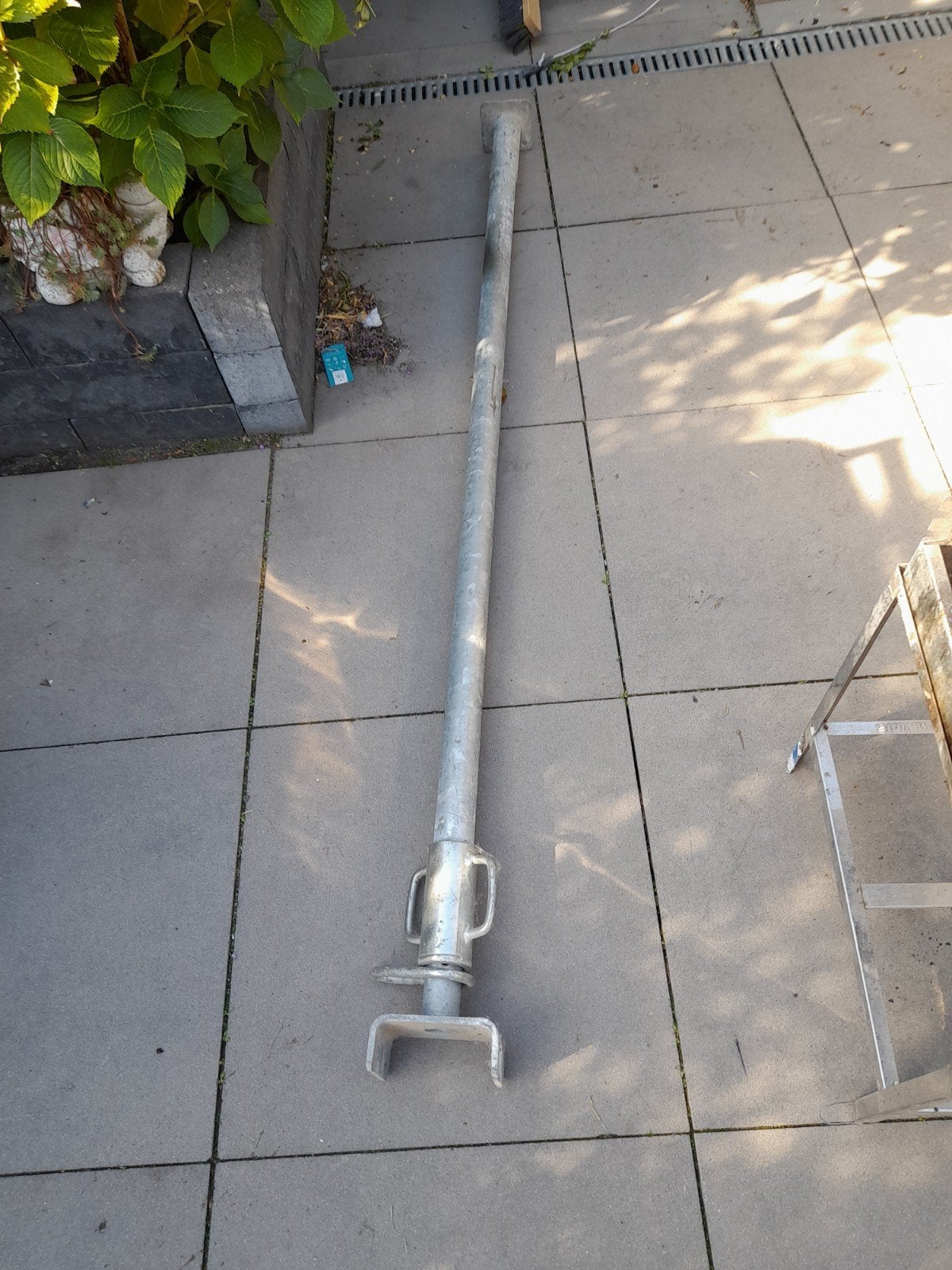 Steigerpaal / Steigerbuis met verstelbare voet 3stuks, Ophalen, Gebruikt, Overige typen, 2 tot 5 meter