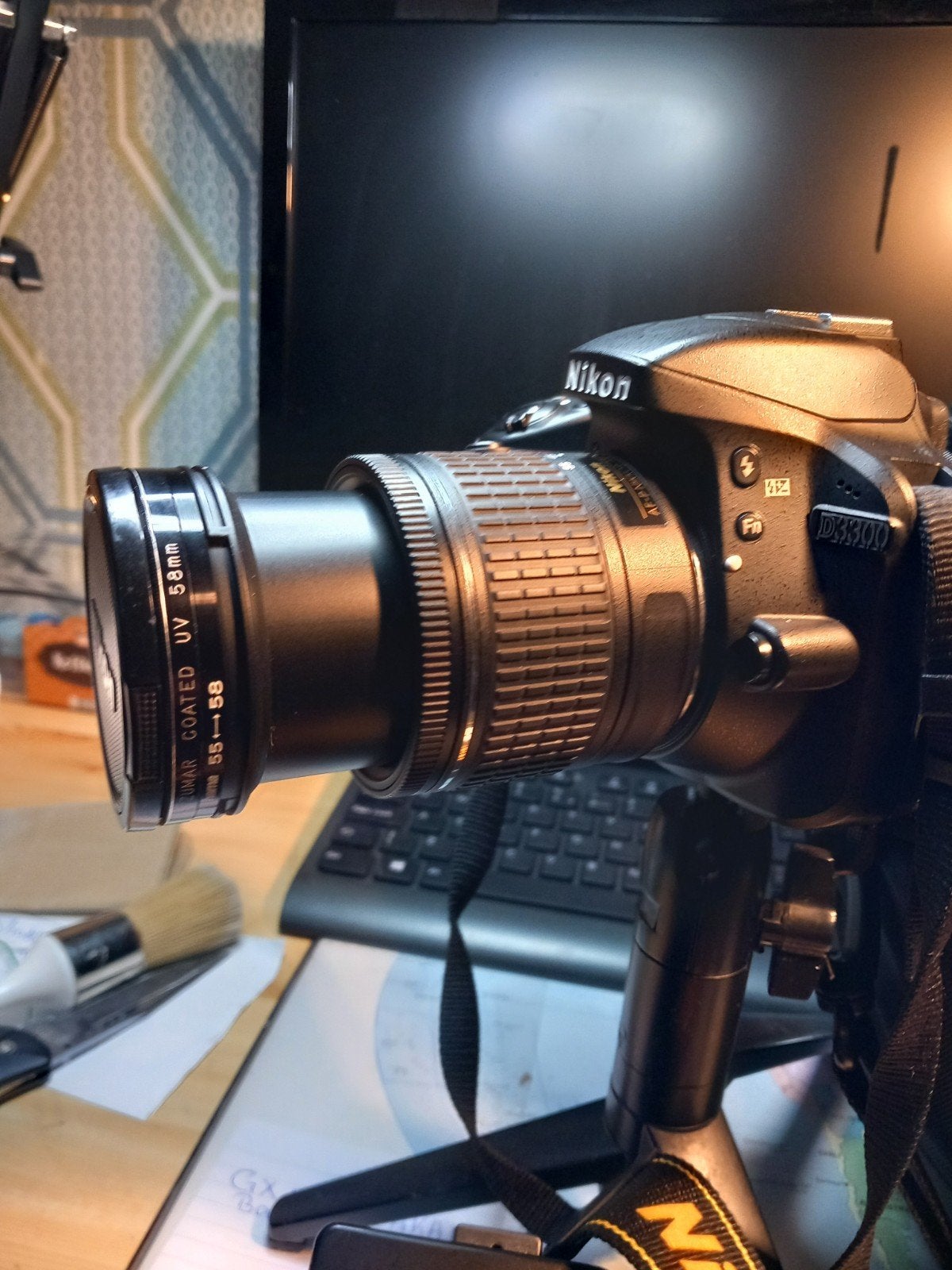 Nikon D3300 als nieuw met 18-55 kitlens en accessoires, Ophalen of Verzenden