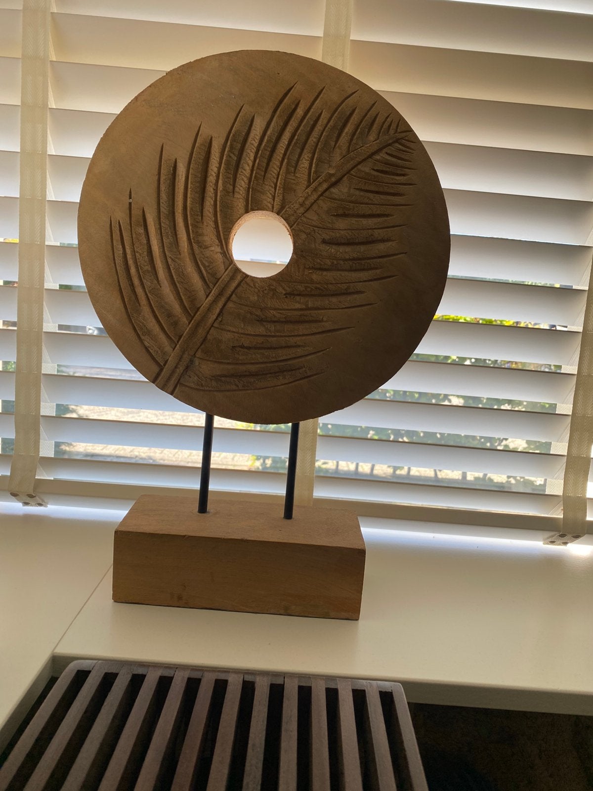 Decoratieve houten ornament, Ophalen, Zo goed als nieuw