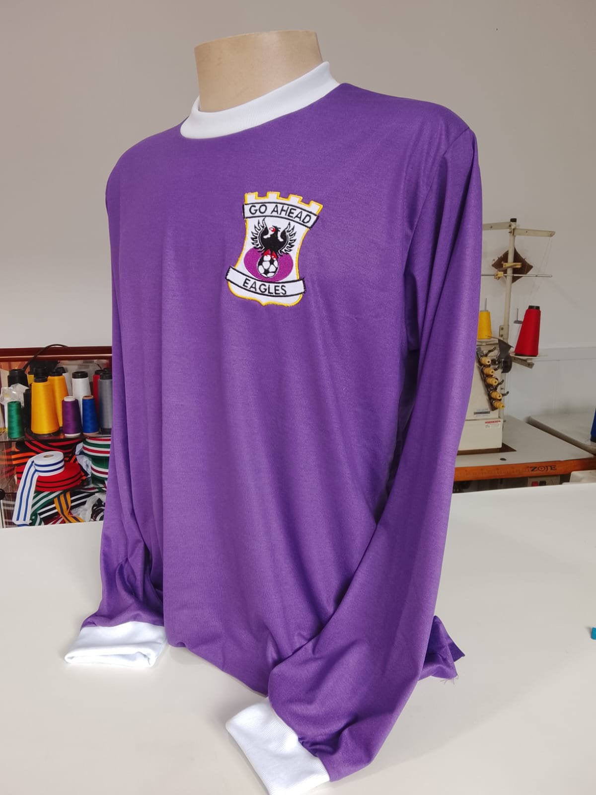 Retro Go ahead Eagles Shirt Handgemaakt  jaren ’70, Verzamelen, Ophalen of Verzenden, Zo goed als nieuw, Shirt