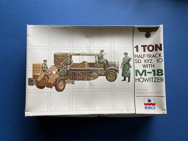 ESCI	5008	Sd.Kfz.10 Ausf. A with M-18 Howitzer	1/35	Vintage, Overige merken, Tank, Verzenden, 1:32 tot 1:50