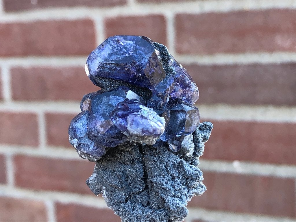 Extreem transparante trapeziumvormige fluoriet, Ophalen of Verzenden, Mineraal