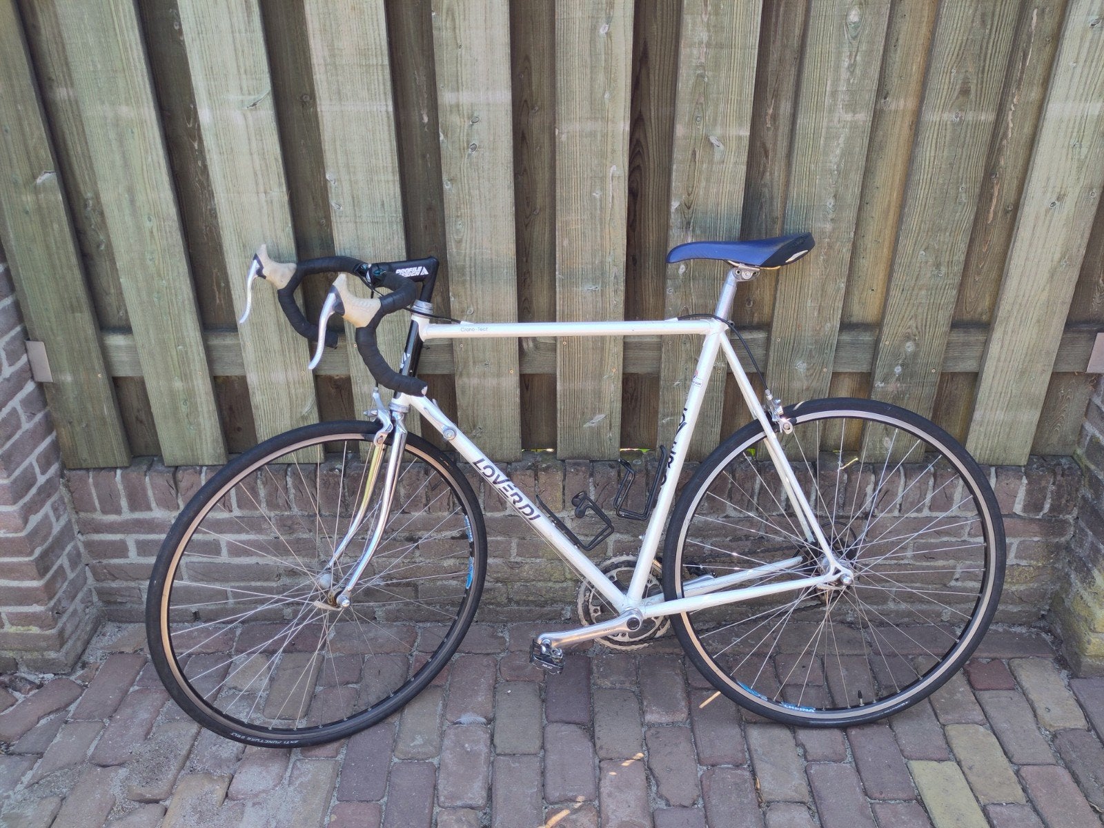 Loverdi racefiets - Vintage stalen racefiets, Fietsen en Brommers, Fietsen | Racefietsen, 57 tot 61 cm, Ophalen