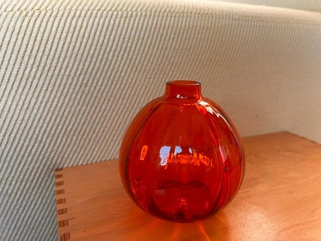 Oranje vaasje Leerdam, Ophalen of Verzenden