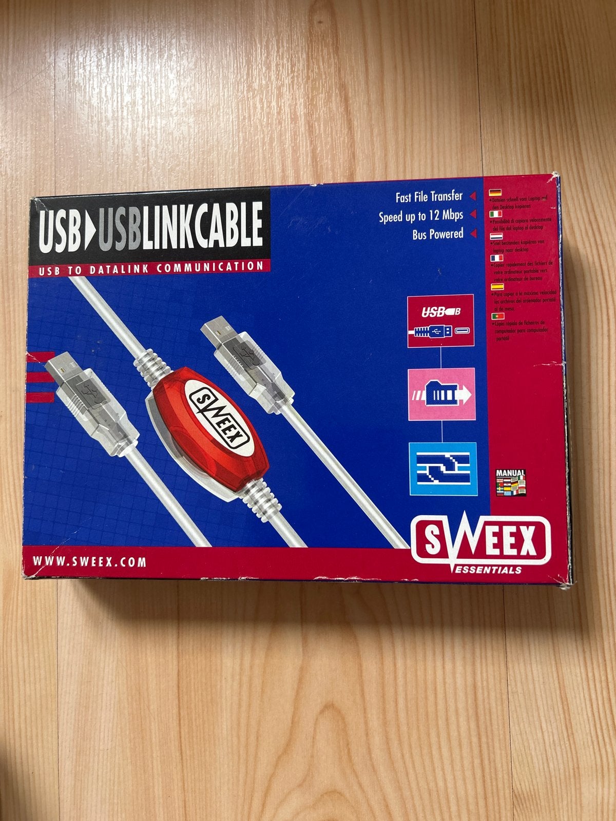 Sweex USB Link Kabel - Nieuw in verpakking, Ophalen of Verzenden, Nieuw