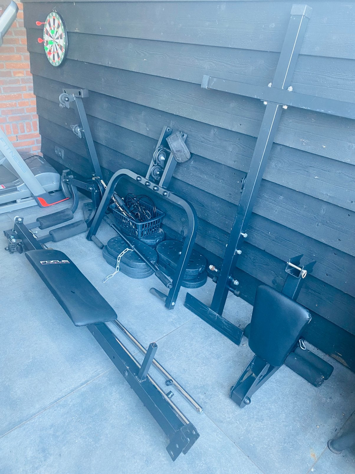 Focus Fitness Home Gym Unit 2 krachtstation, Sport en Fitness, Fitnessapparatuur, Ophalen, Benen, Gebruikt, Krachtstation