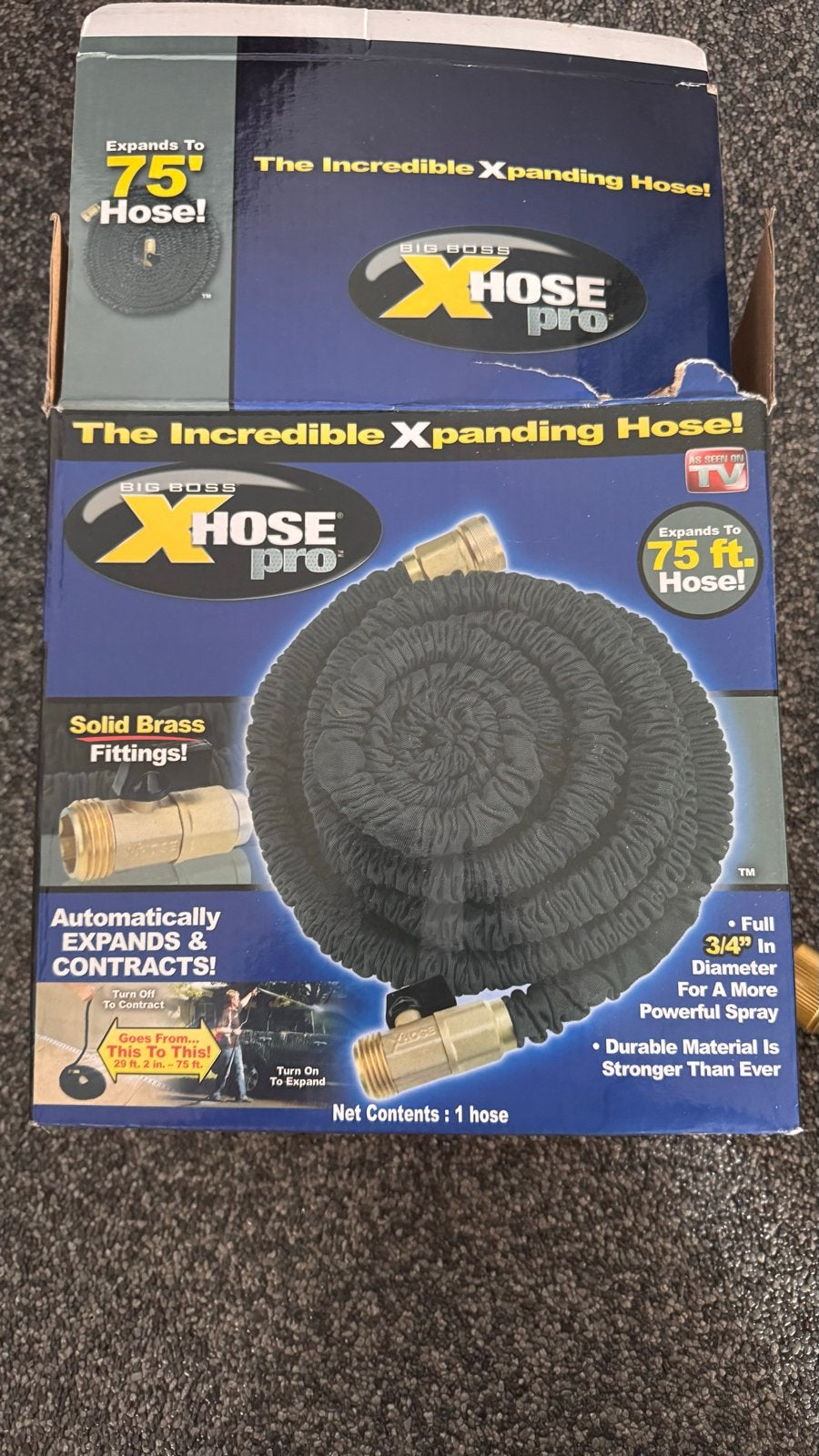 X-Hose Pro uitzetbare Tuinslang 22,5 m, Ophalen of Verzenden, Nieuw, Tuinslang