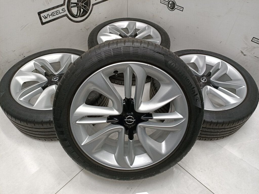 Opel Corsa Adam lichtmetaal velgen 17 inch 4x100, Auto-onderdelen, Banden en Velgen, Ophalen, Gebruikt, 17 inch, Banden en Velgen