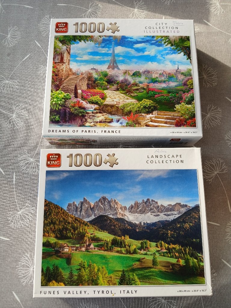 legpuzzel, Ophalen, 500 t/m 1500 stukjes, Zo goed als nieuw, Legpuzzel