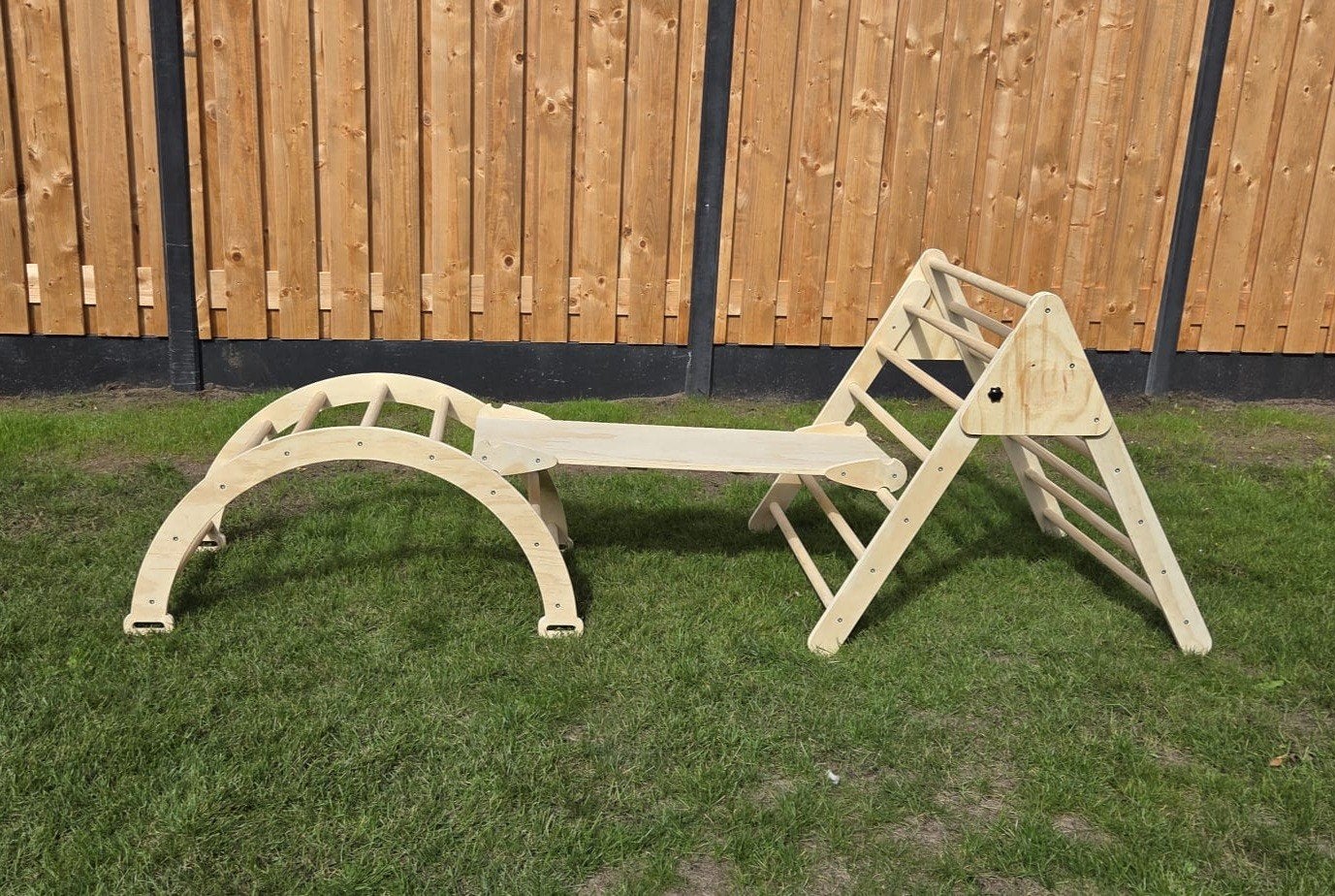 Houten Klimrek met Kussen, Ophalen, Zo goed als nieuw, Klimwand