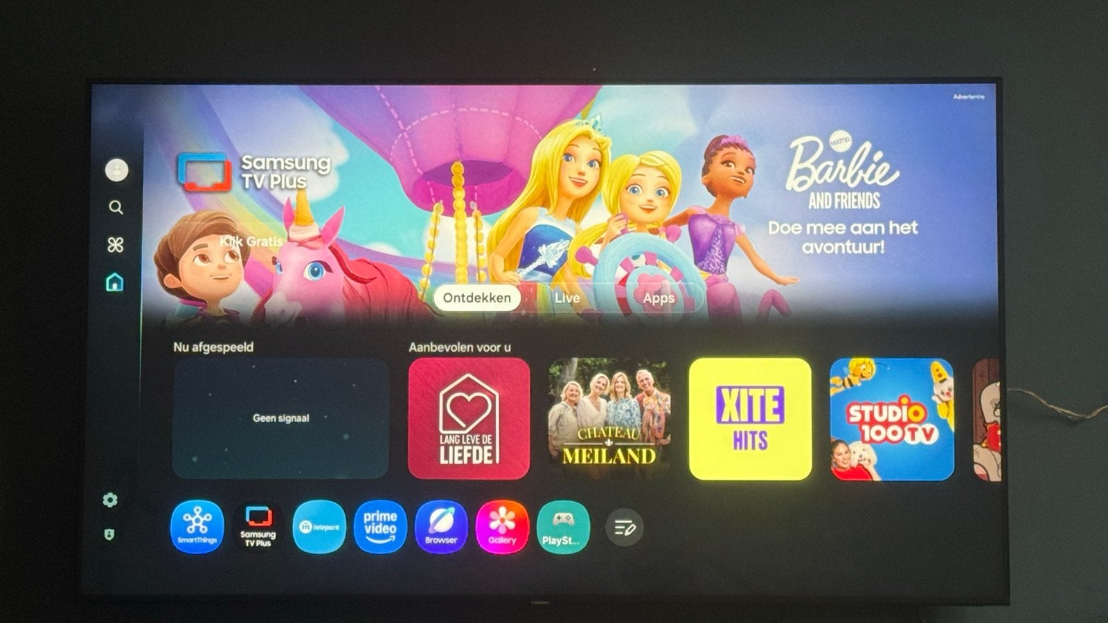 Goed werkende Samsung 55 inch Smart TV (Crystal UHD), Ophalen, Gebruikt, Samsung, 100 cm of meer