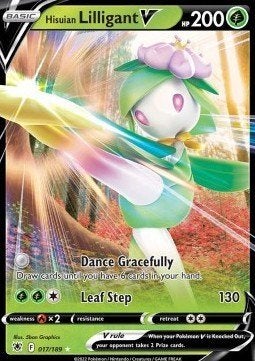 Hisuian Lilligant V – 017/189 – Astral Radiance – NM, Ophalen of Verzenden, Nieuw, Losse kaart