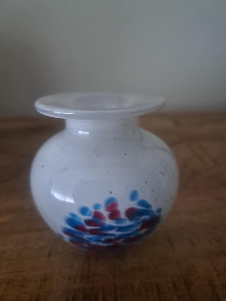 Mdina Malta art glass vaasje, Ophalen of Verzenden