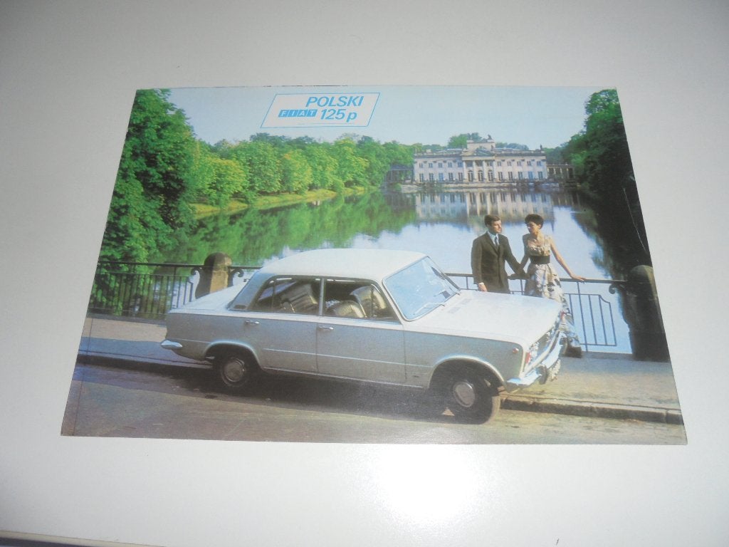 brochure Polski Fiat 125 P, Ophalen of Verzenden, Zo goed als nieuw, Overige merken