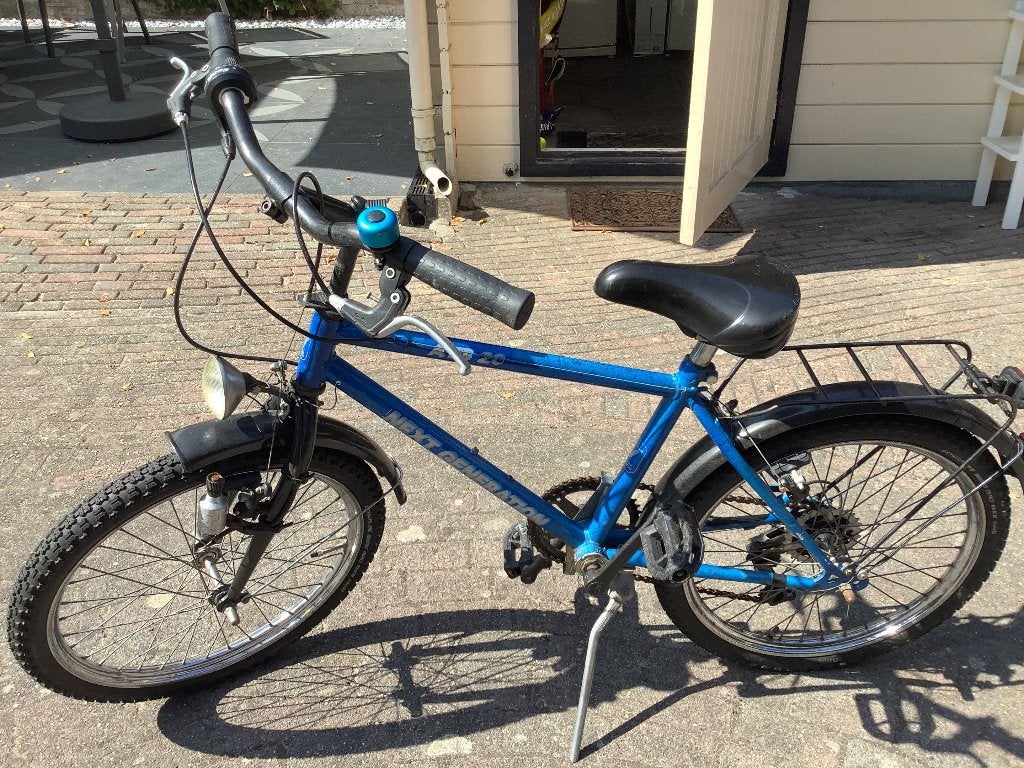 kinderfiets, Fietsen en Brommers, Fietsen | Kinderfietsjes, Ophalen, Gebruikt, Velgrem, Minder dan 16 inch