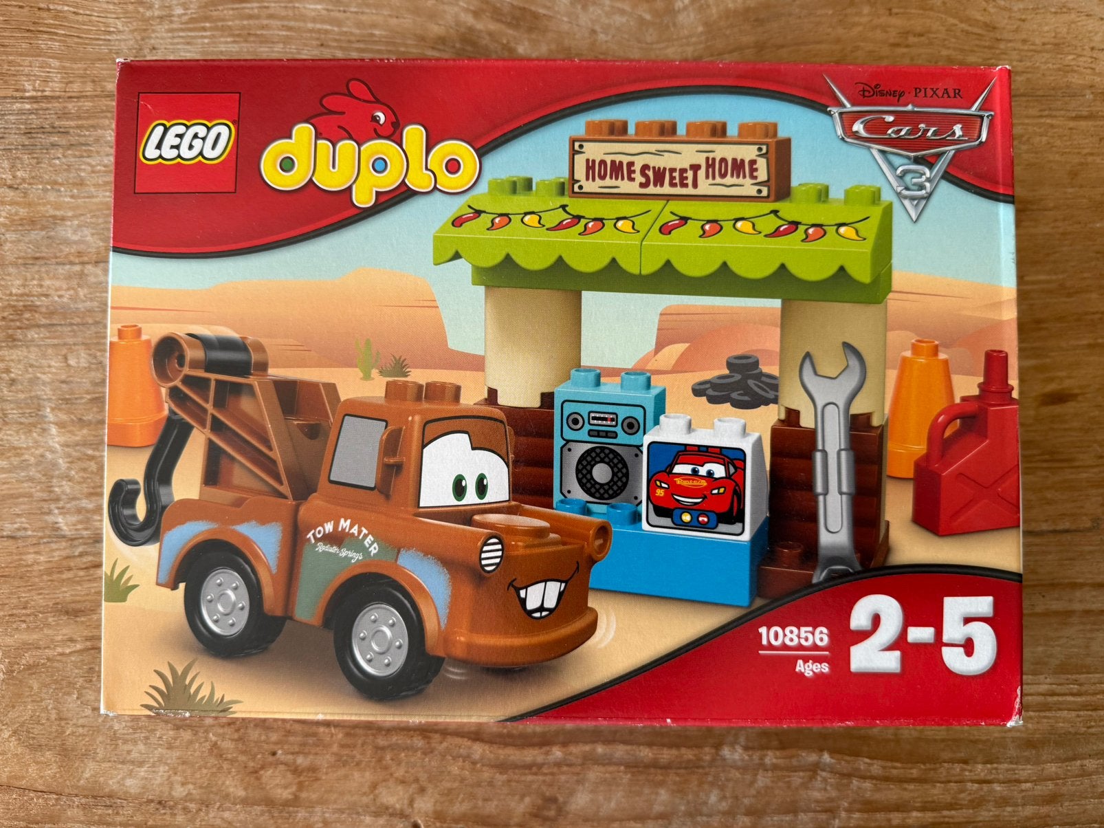 Lego Duplo 10856 - Takels schuur - Disney Pixar Cars - NIEUW, Nieuw, Ophalen of Verzenden, Complete set, Compleet