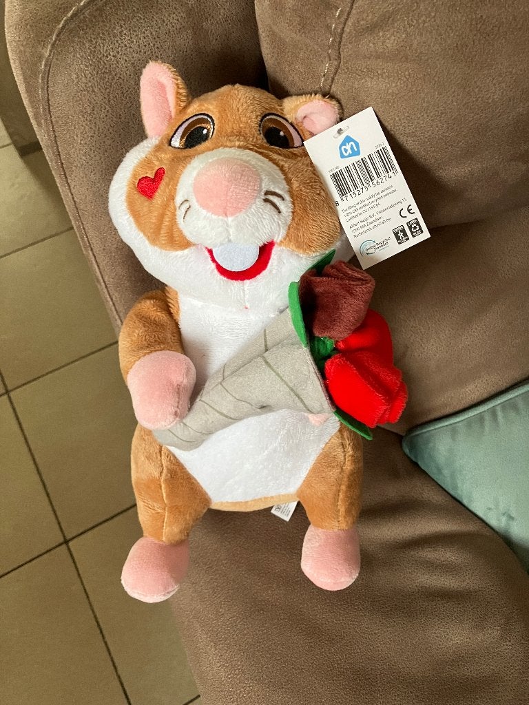 Nieuwe Albert Heijn ( ah ) hamster - Valentijn bos rozen, Ophalen of Verzenden, Nieuw, Overige typen