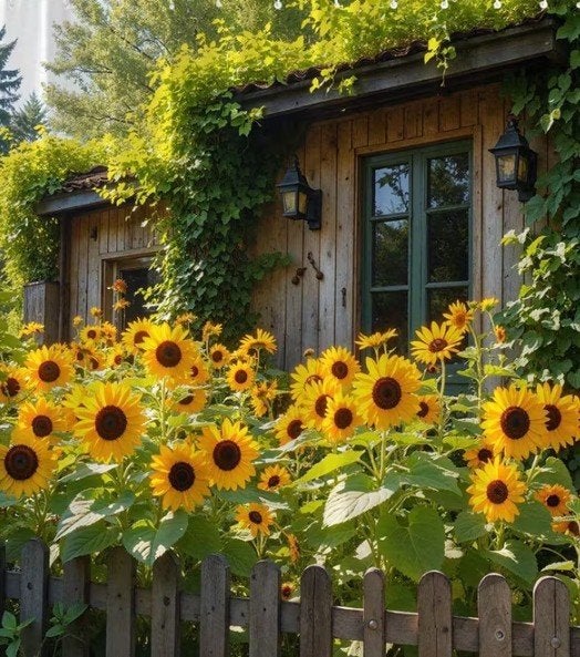 Tuinposter Schuttingdeel 180x180cm - Diverse Thema's, Tuin en Terras, Tuinwanddecoratie, Verzenden, Nieuw