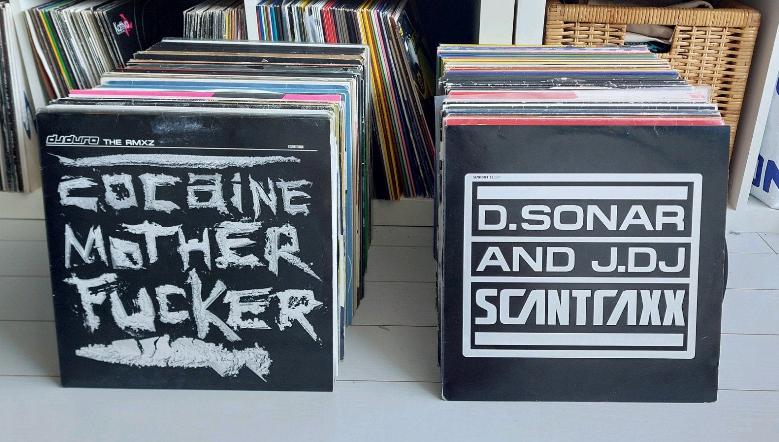 243 Early Hardstyle & Jump Vinyl (2001-2007), Ophalen, Gebruikt, 12 inch