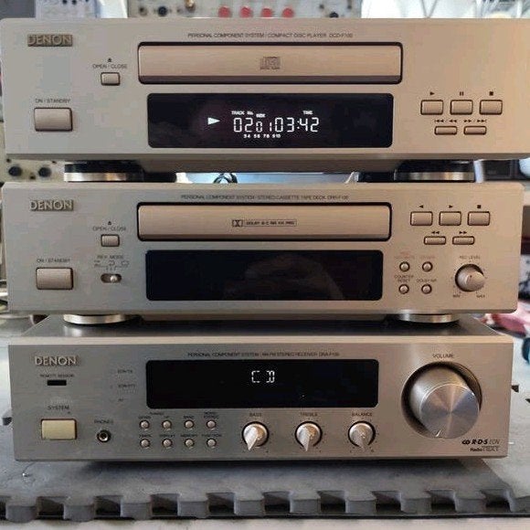 Denon Personal Component System D-F100, Ophalen, Gebruikt, Tuner of Radio, Denon