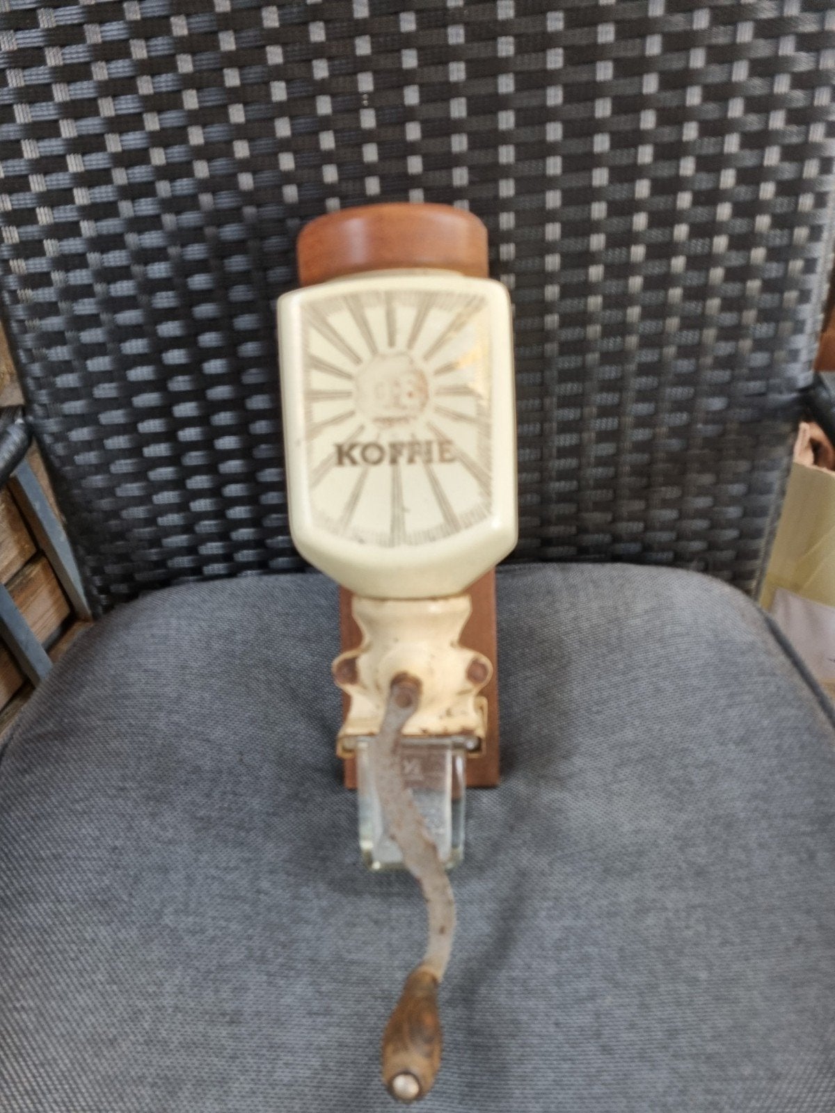 Antieke DE Koffiemolen - Goed Gebruikt, Ophalen of Verzenden