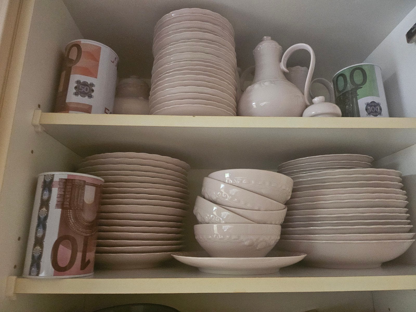 rose servies Hutschenreuter, Ophalen