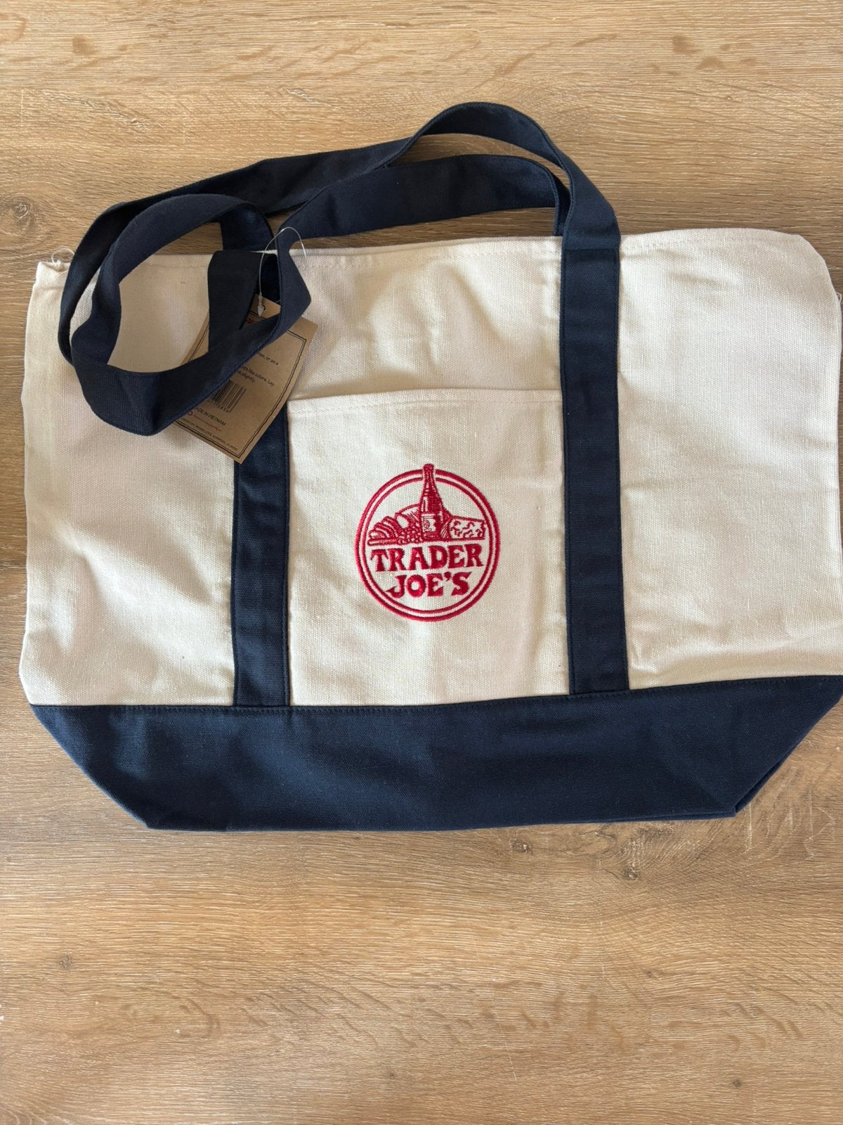 Trader Joe’s herbruikbare draagtas – Nieuw & origineel, Ophalen, Zo goed als nieuw, 30 cm of meer