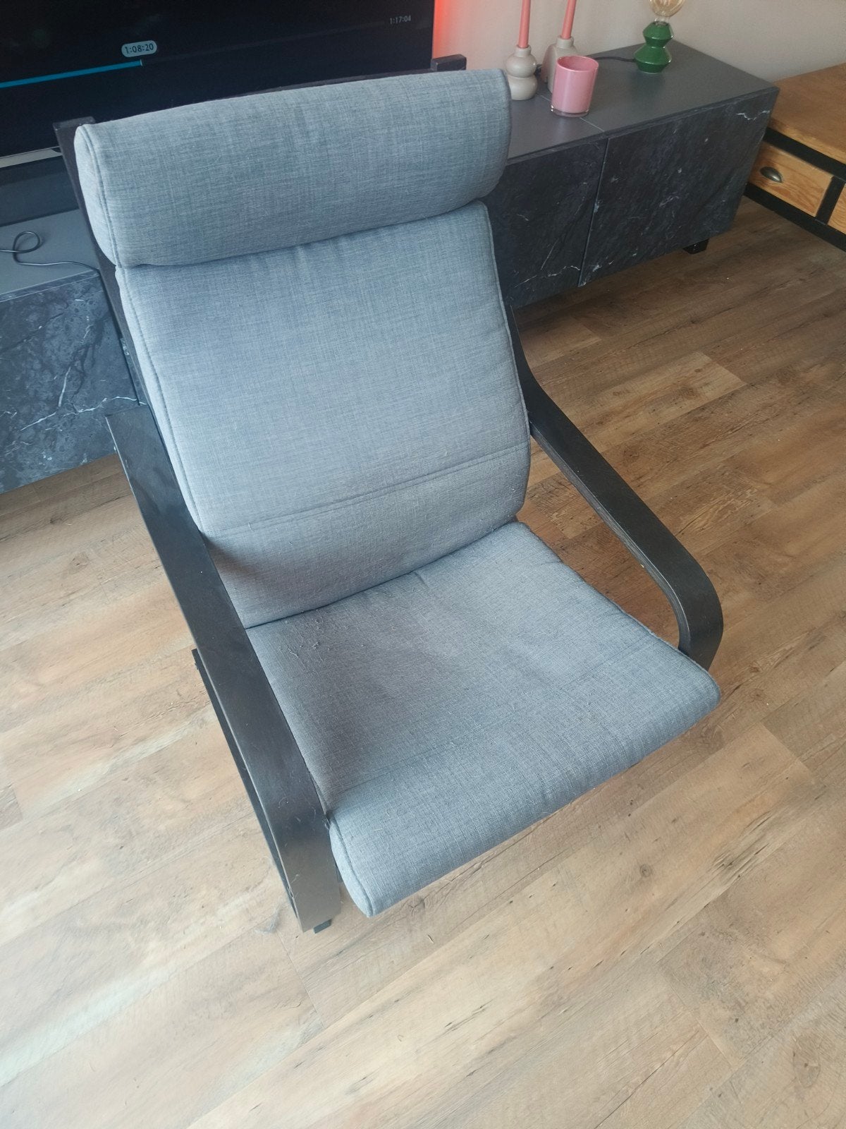 Ikea POÄNG, Huis en Inrichting, Fauteuils, Ophalen, 75 tot 100 cm, 50 tot 75 cm