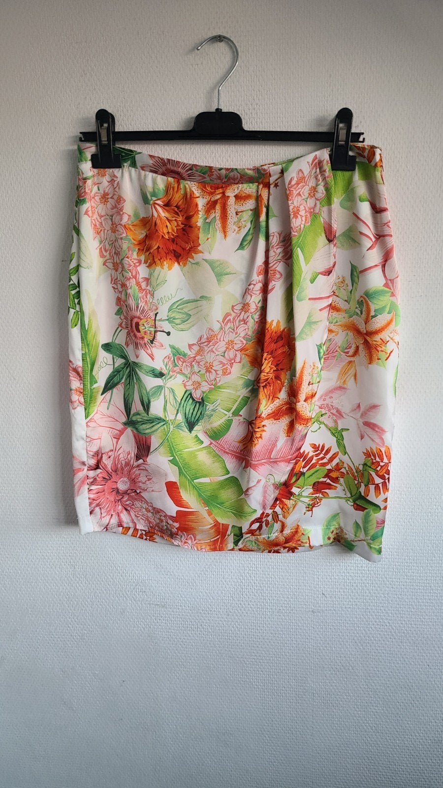 Zomerse bloemenprint rok maat 38, Kleding | Dames, Rokken, Maat 38/40 (M), Oranje, Ophalen of Verzenden, Onbekend