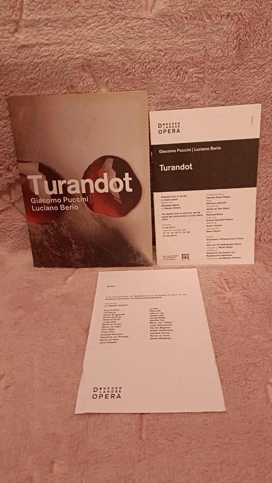 DNO - Turandot, De Nederlandse opera, Ophalen of Verzenden, Zo goed als nieuw, Overige onderwerpen