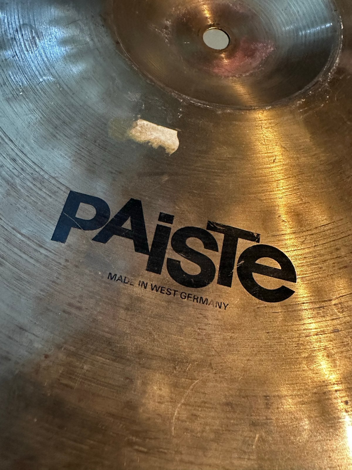 Paiste 200 Crash Cimbaal 14 inch - Made in West Germany, Ophalen of Verzenden, Gebruikt, Overige merken