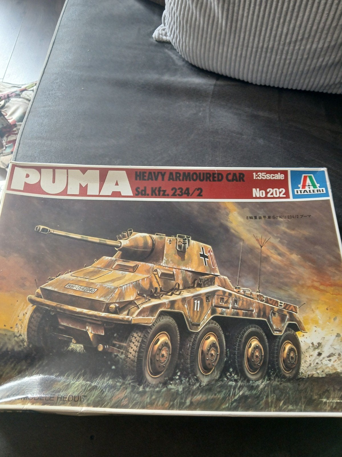 Italeri Puma Sd.Kfz. 234/2 Heavy Armoured Car 1:35, Italeri, 1:32 tot 1:50, Overige typen, Nieuw