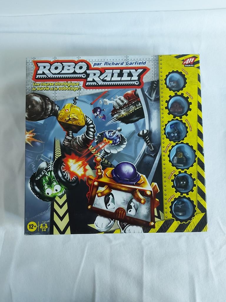 Robo Rally bordspel - Strategisch robotrace spel, Hobby en Vrije tijd, Gezelschapsspellen | Bordspellen, Gebruikt, Vijf spelers of meer