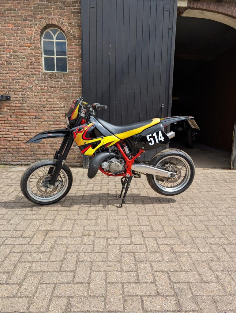 A1 Kenteken Aprilia rx 125 rotax 2t supermoto, Ophalen of Verzenden, Derbi