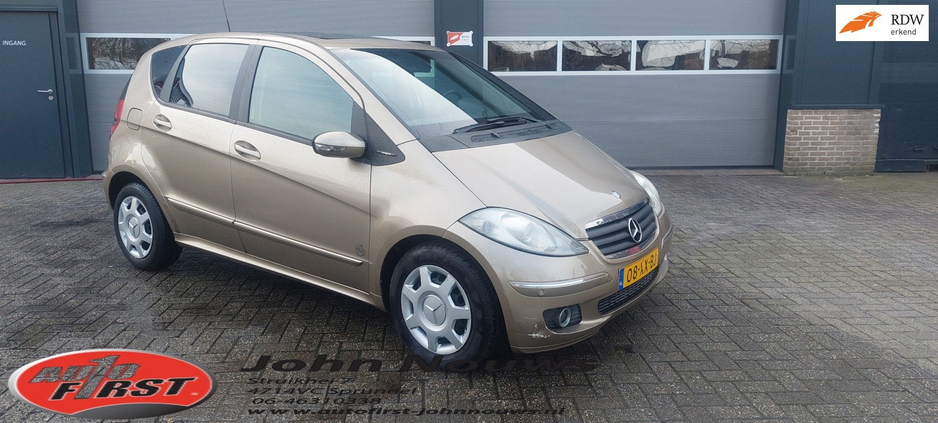 Mercedes-Benz A-klasse 200 Avantgarde LET OP EXPORT, Voorwielaandrijving, 136 pk, Gebruikt, Zwart
